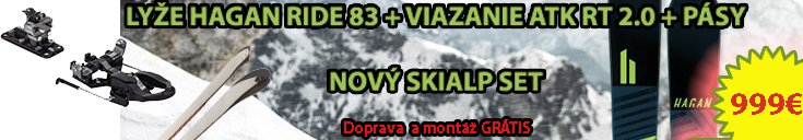 Hagan Ride 83 + ATK RT 2.0 + Pásy